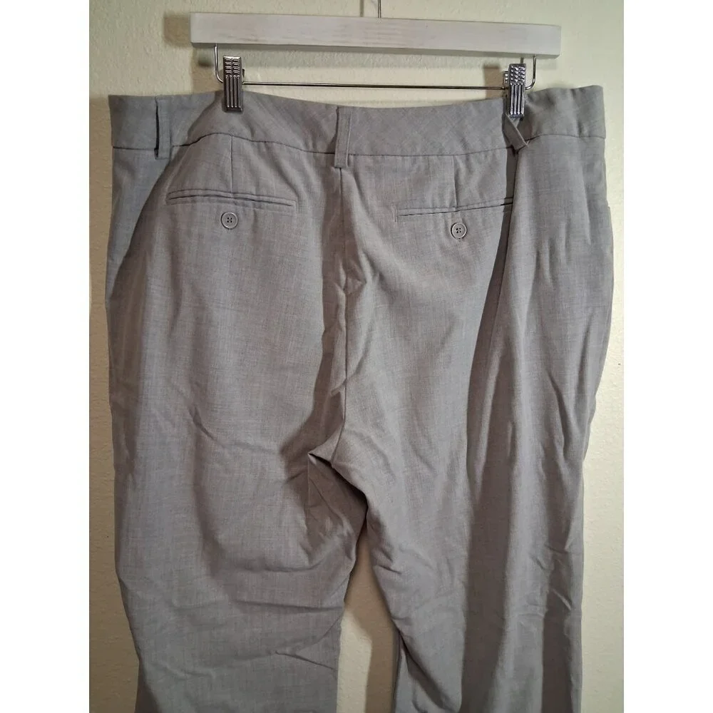 Daisy Fuentes Dress Pants Business Casual Office Trousers Slacks Gray Womens 16W